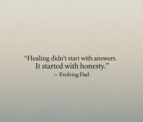 Quote about the very starting point of healing