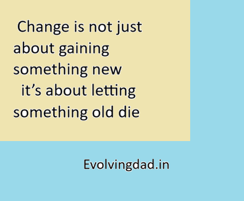 Quote image stating what is the meaning of real change